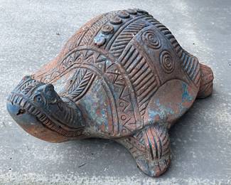 78 HandMadeTurtleStatue