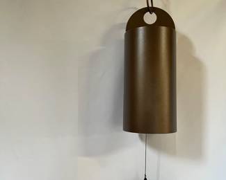 237 WoodstockChimesLargeAntiqueCopperSteelWindBell