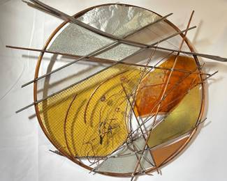 9 HandcraftedOutdoorWallArtMixedMediaOneofAKind