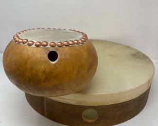 231 HandCraftedIrishBodhranGourdDrums