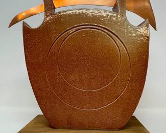 47 StonewareCeremonialPieceIVHandCraftedbyChristineVoigt