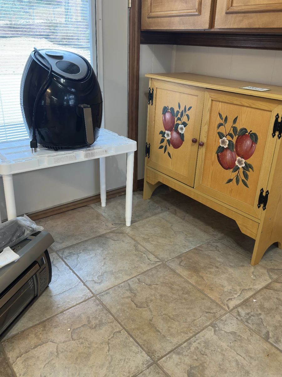 Air fryer, cabinet