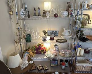 glassware, decor