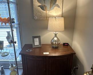 lamp, picture, cabinet