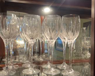 Mikasa Flame Crystal Glasses