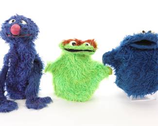 Sesame Street hand puppets