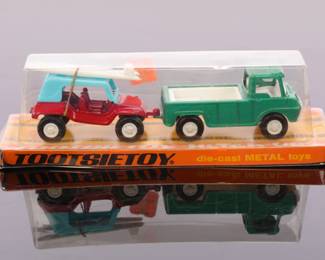 Tootsie toy die cast metal cars
