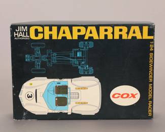 Cox Chaparral slot car w/ box