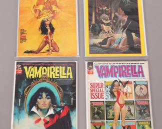Vampirella pulp horror magazines/ comic books 1970s