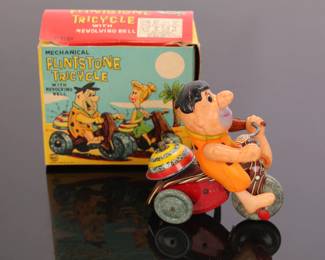 Marx Flintstones Tricycle w/ box