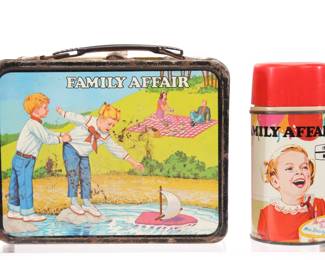 Family Affair metal lunch box & thermos