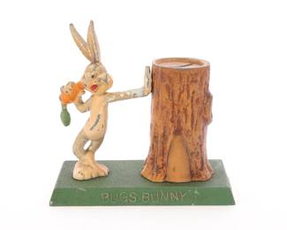Cast Iron Bugs Bunny bank
