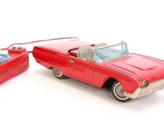 Battery op tin litho remote control car