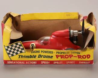 Prop-Rod Thimble Drome engine powered race car w/ box
