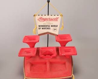Ingersoll Walt Disney watches Pirate Ship Store Display