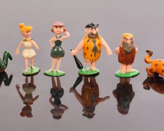 TV Tinykins figures- Marx- Flintstones