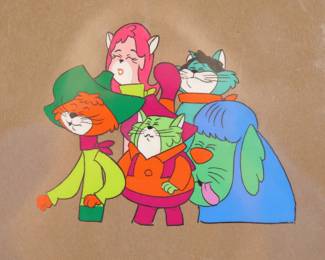 Cattangooga Cats Cartoon Animation Cell