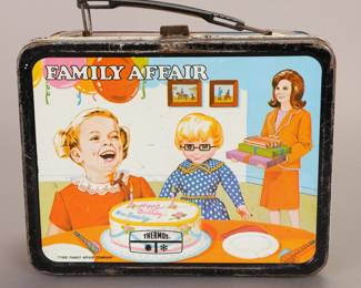 Family Affair metal lunch box