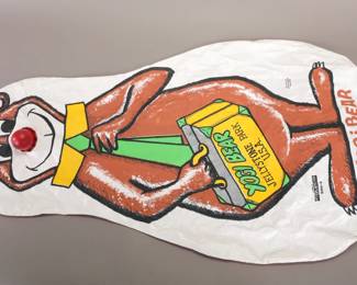 Yogi Bear inflatable punch-o by Coleco