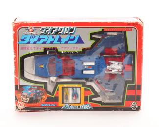 Dia-Clone Dia-Train Japanese transforming robot toy in box