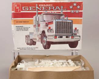 General semi truck model car kit