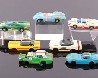 Ideal Minimotorifics lot- cars & interchangeable bodies