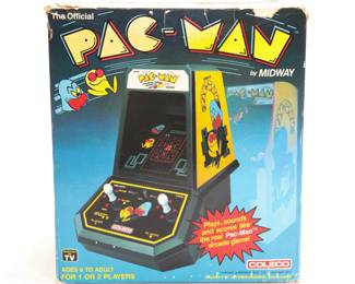 Pac-Man table top video game w/ box- works!