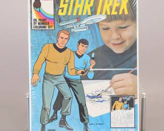 Star Trek paint by number set - sealed