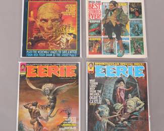 Eerie pulp horror magazines/ comic books 1970s