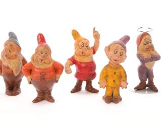 Walt Disney Prod. 7 Dwarfs figures