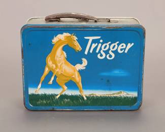Trigger metal lunch box