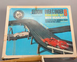 Eldon over & Under slot car set