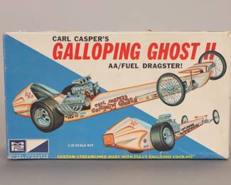 Carl Caspers Galloping Ghost II dragster model kit