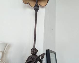 Monkey lamps (pair)