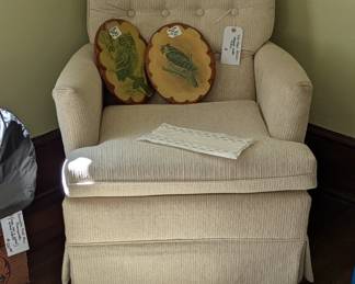 Upholstered armchair