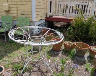 Vintage outdoor table