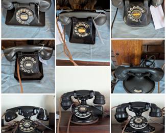 Vintage telephone collection