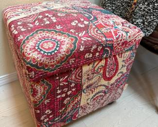 Bohemian Style Storage Ottoman