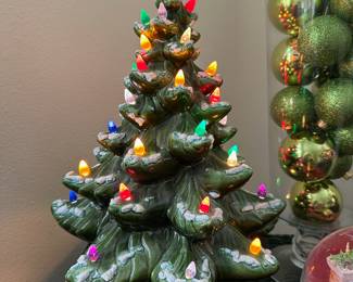 Ceramic Lighted Christmas Tree