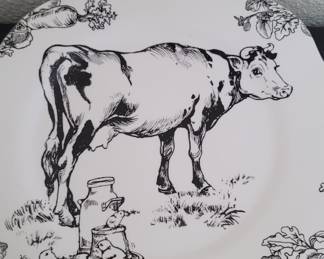 Barnyard Toile by Sadek Dinnerware Set