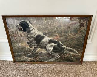 Framed Lithograph "Monora Mohawk II - Tankas by Edmund Osthaus