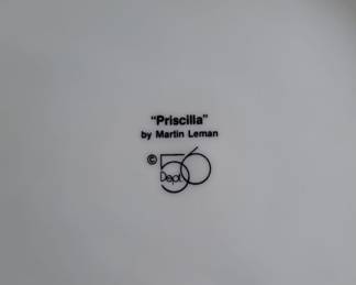 Dept 56 "Priscilla" by Martin Leman Decorative Plate