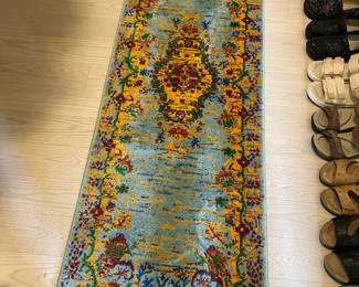 Multicolored Calypso Collection Runner Rug – 2' x 6'