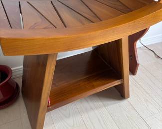 Teak Wood Shower Bench/Stool