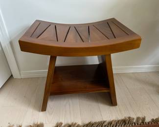 Teak Wood Shower Bench/Stool