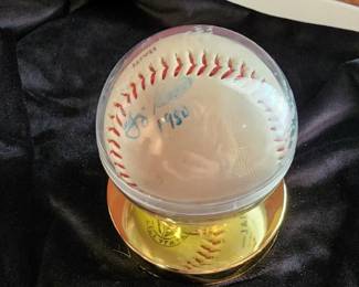 Official League Baseball in Display Case - 1982 Compressed Center Yarn Wound Model 809