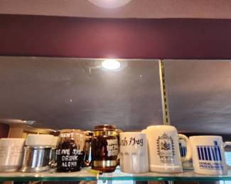 Vintage Beer Stein and Mug Collection - Novelty Drinkware Set