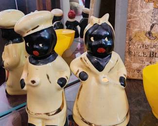 Vintage Ceramic Insulator - Cream/Yellow Color