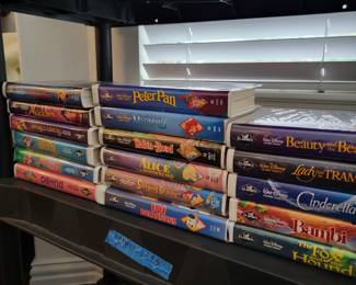 Disney Black Diamond VHS movies