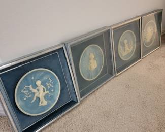The Melissa plate by Frances Taylor williams 1978